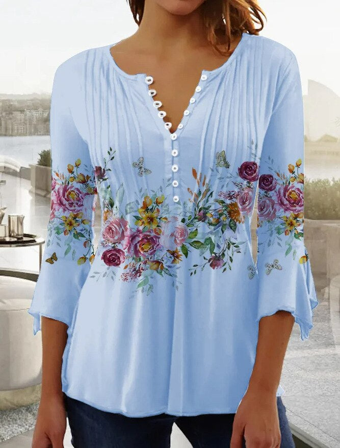 Women's Slim Fit Soft Blouse