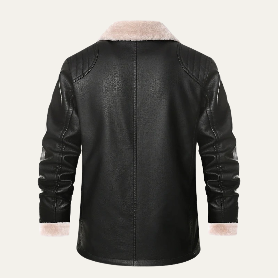 Warm Synthetic Lined Men's Blazer Coat