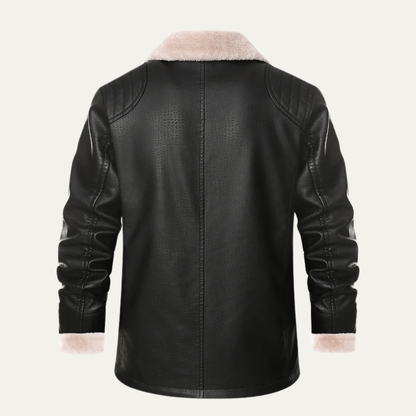Warm Synthetic Lined Men's Blazer Coat