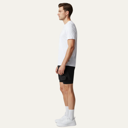 Men's Athletic Moisture Wicking Running Shorts