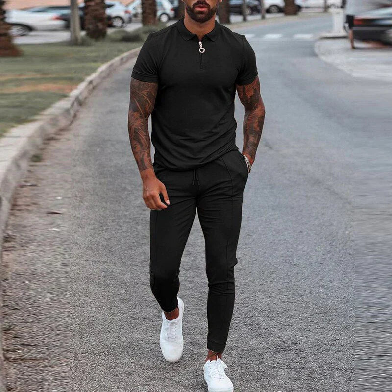 Cozy Relaxation Sweat Suit Casual Clothing