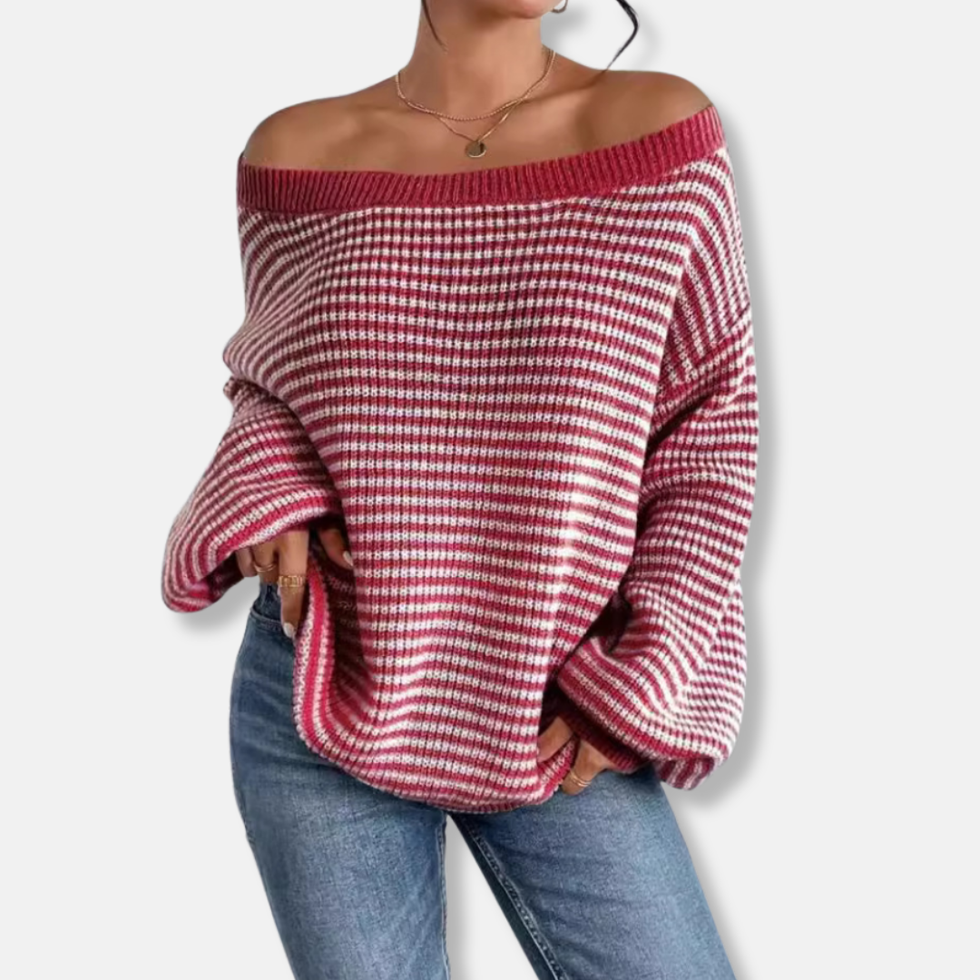 Cozy Women's Crew Neck Oversized Sweater