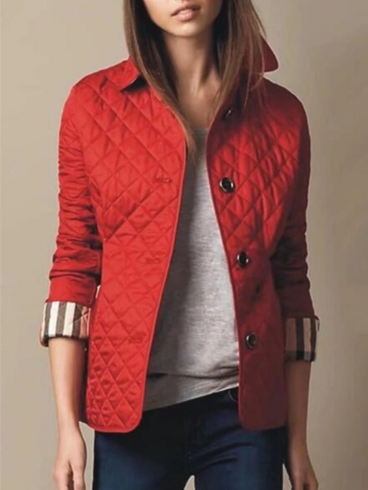 Relaxed Fit Padded Coat with Soft Collar