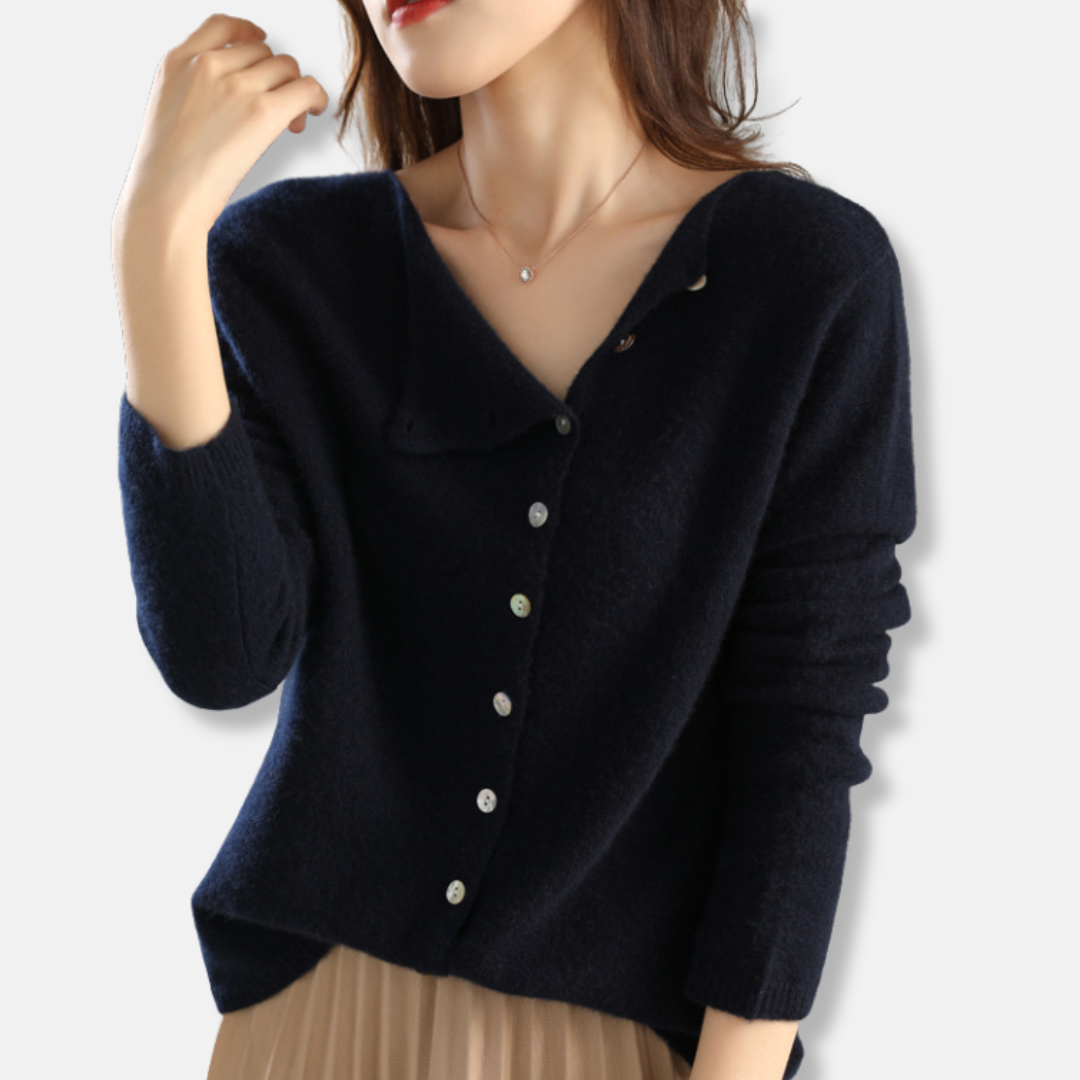 Cozy Wool Blend Open Front Cardigan Sweater
