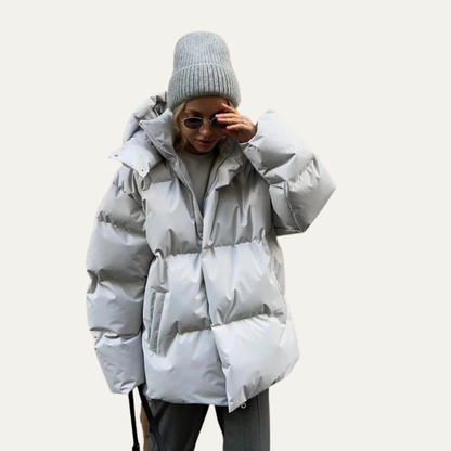 Women's Plus Size Warm Puffer Coat