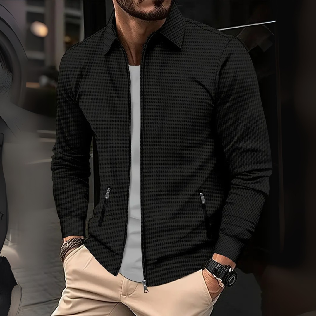 Relaxed Fit Men's Zip Jacket