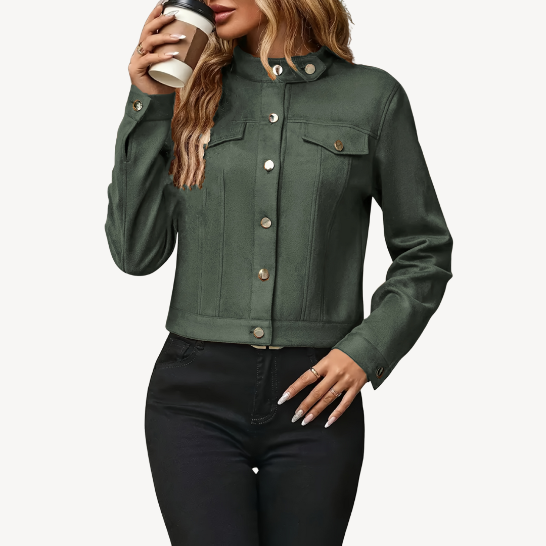 Ladies Classic Blue Jeans Jacket