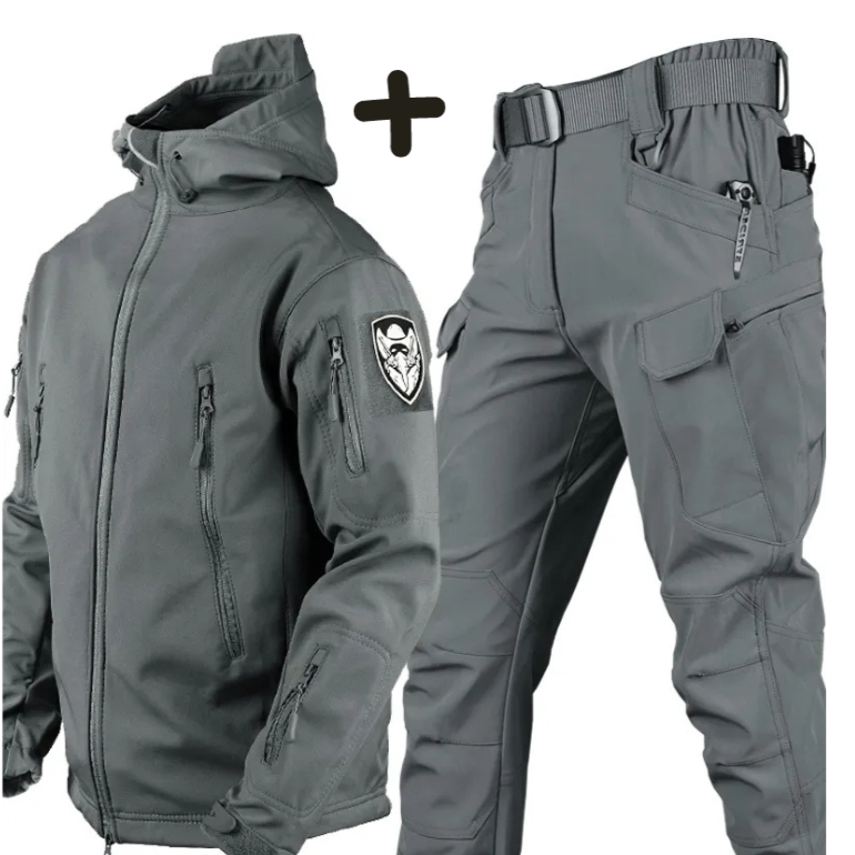 Tough Outdoor Cargo Jacket and Pants Set