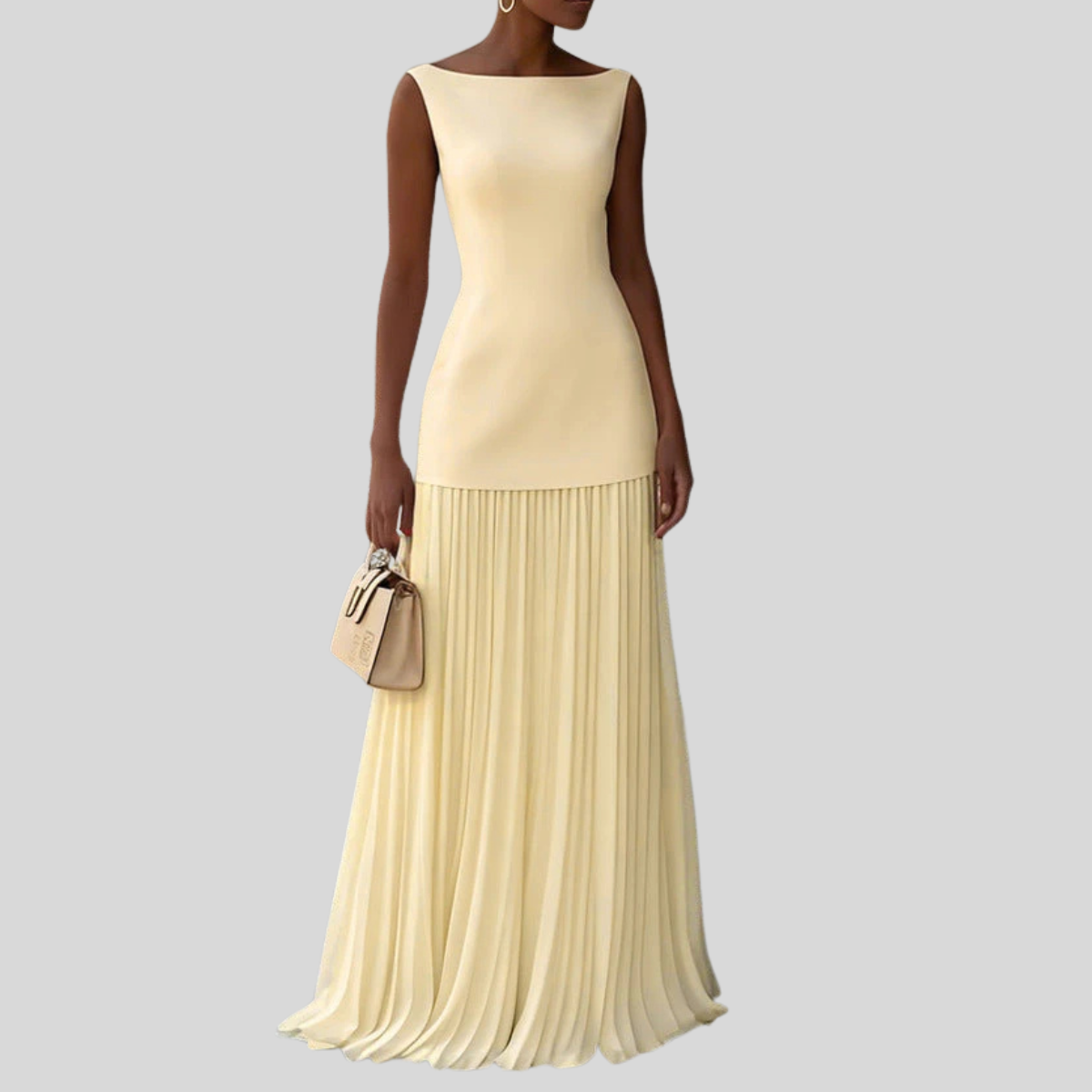 Chic Long Evening Gown