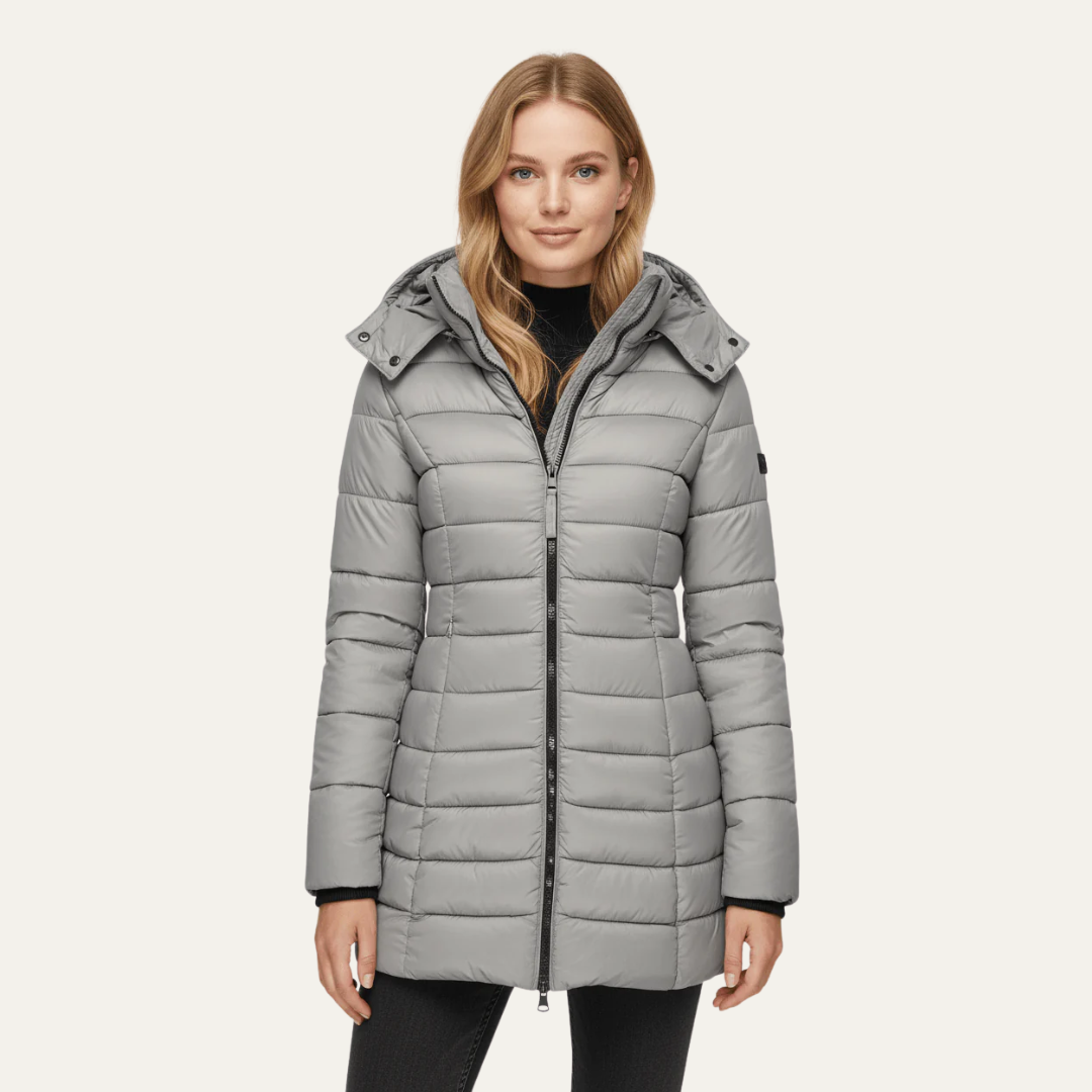 Slim Fit Women's Water Resistant Puffer Jacket