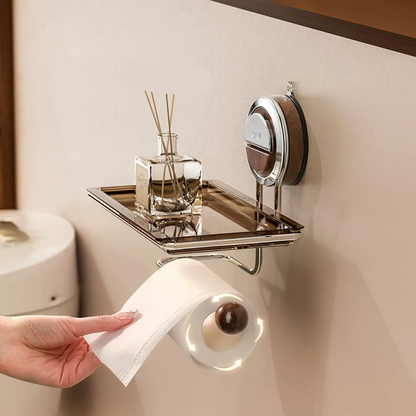 Easy Install Stainless Steel Toilet Paper Holder