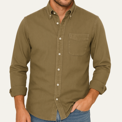 Men's Classic Relaxed Fit Dress Shirt