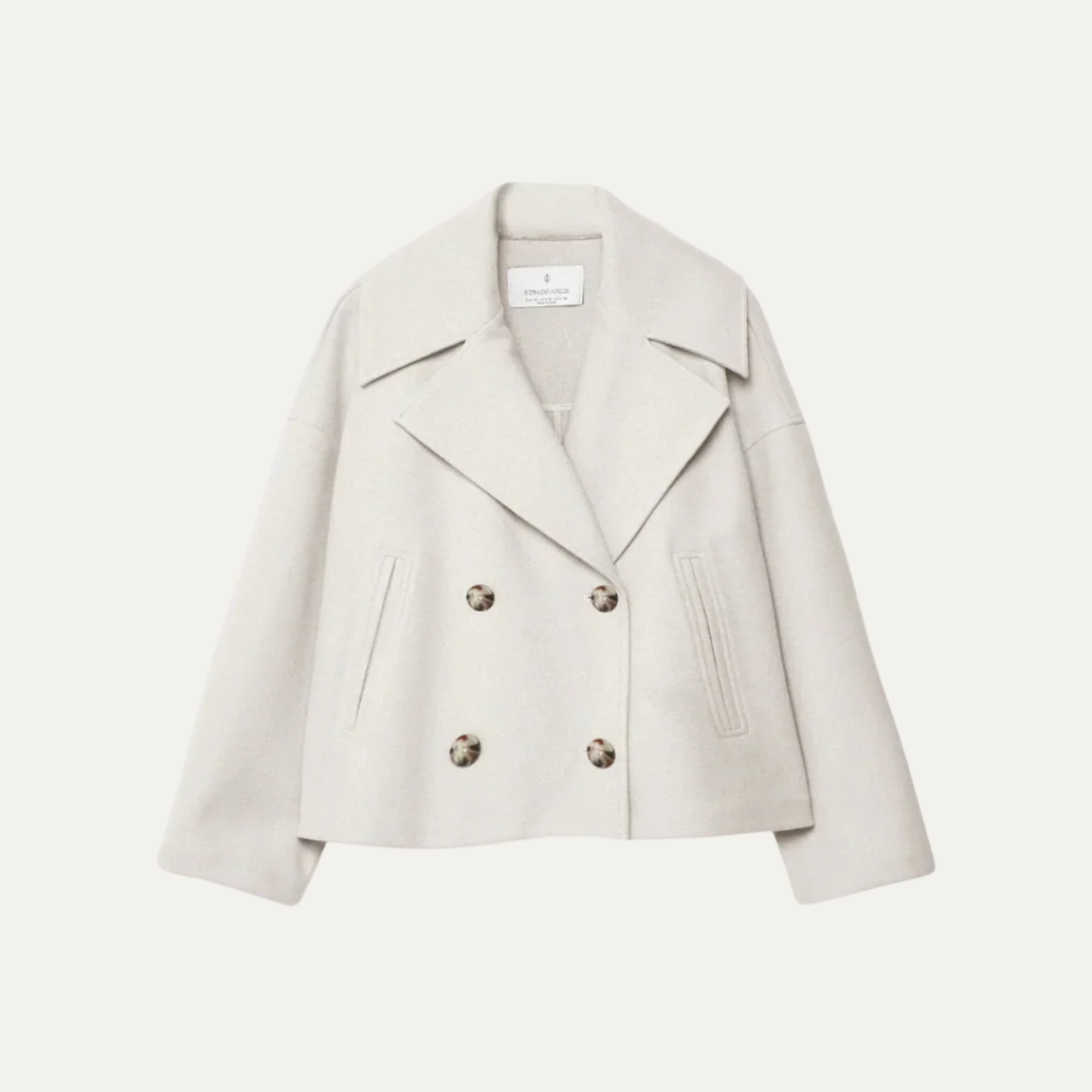 Classic Warm Short Trench Coat - OutfitLondon