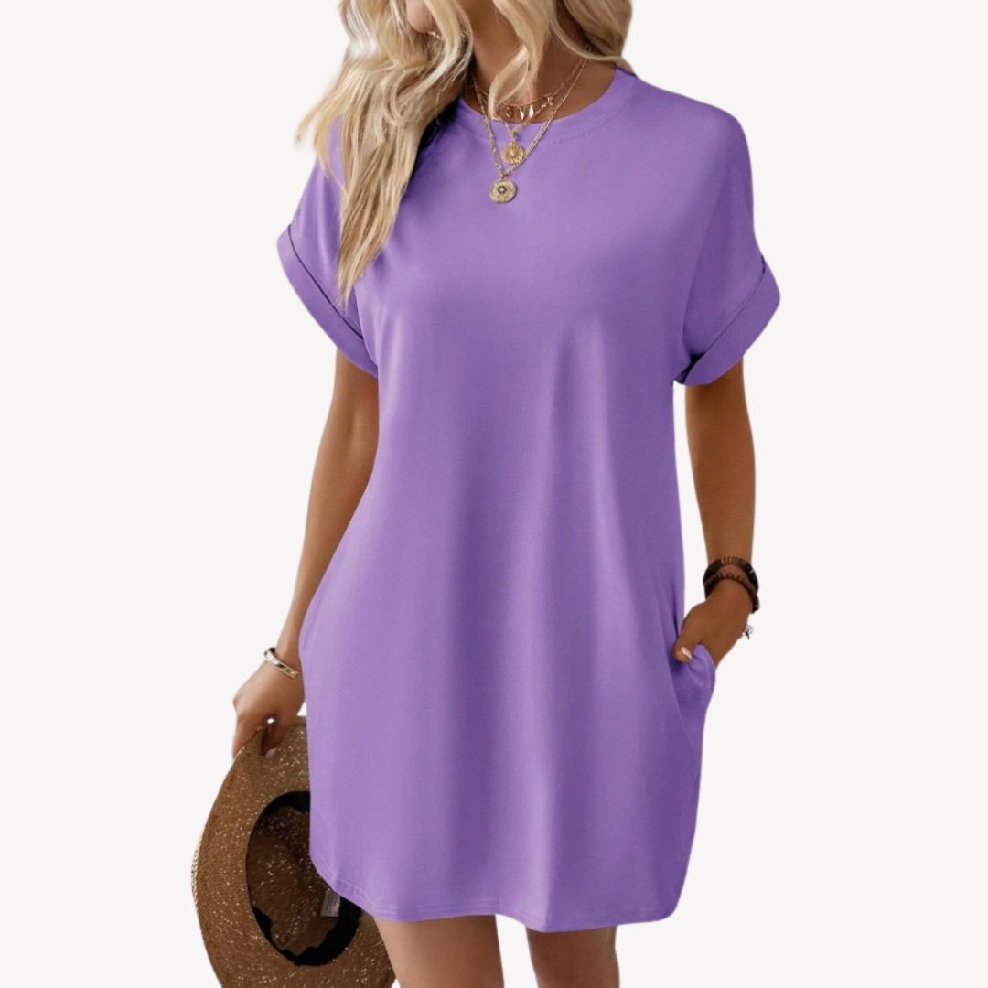 Relaxed Fit Women's T-Shirt Dress