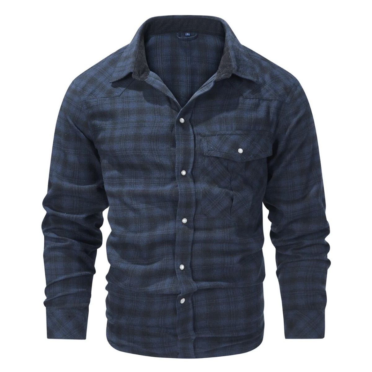 Warm Plaid Men's Flannel Shirt