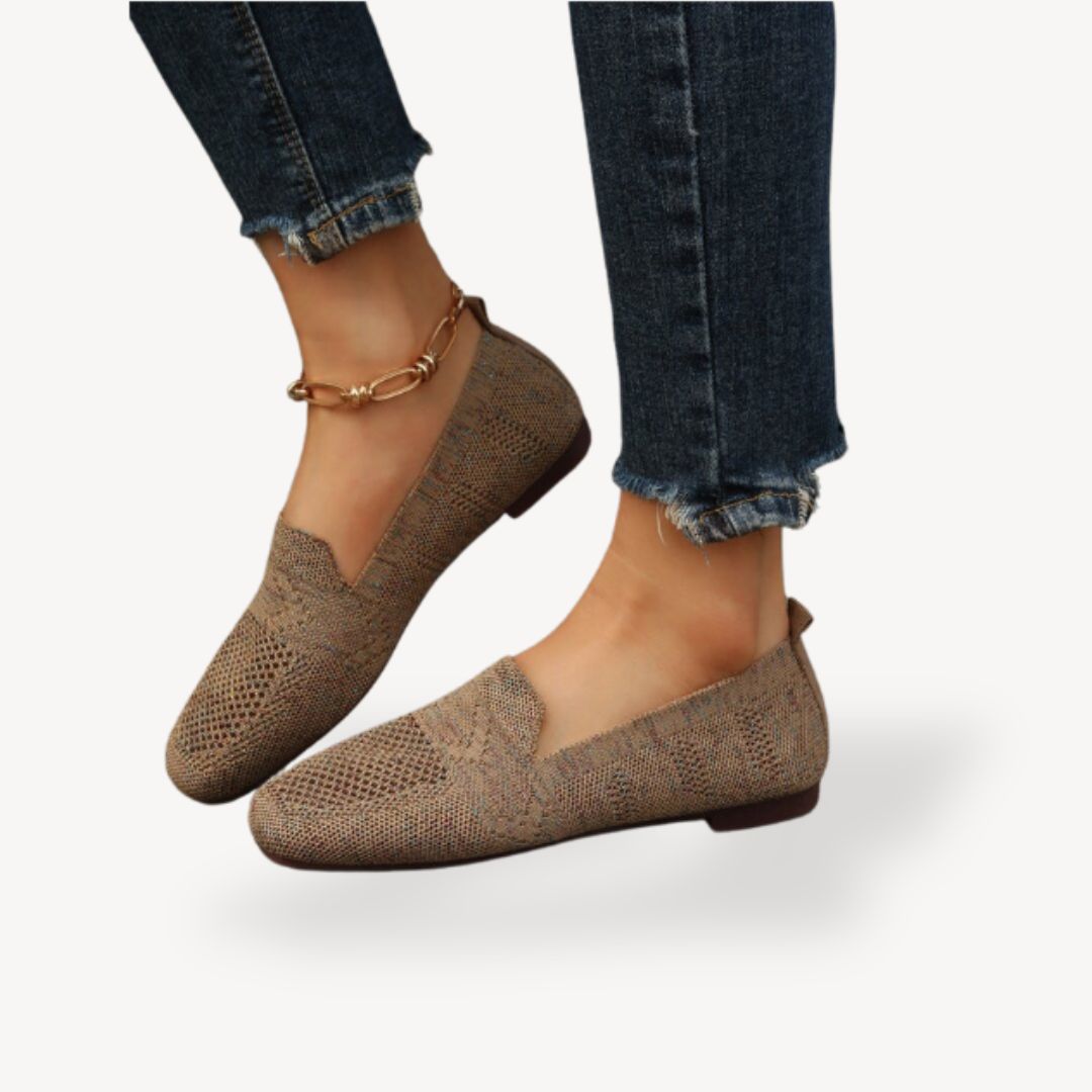 Comfortable Women's Slip On Loafers Shoes - OutfitLondon