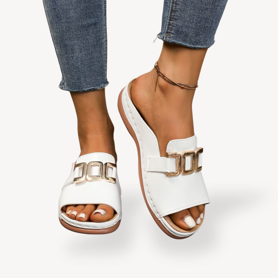 Comfortable Strap Flat Sandals for Women - OutfitLondon