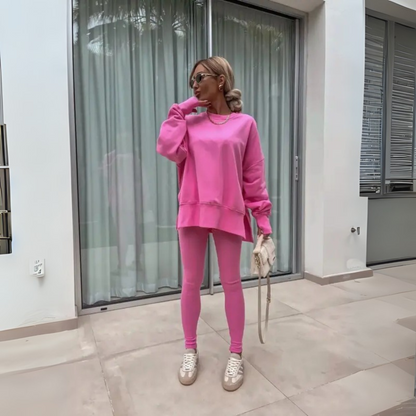 Comfy Long Sleeve Tracksuit Set