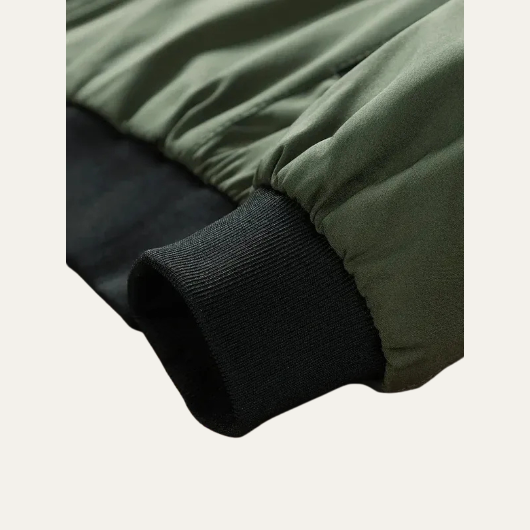 Men's Slim Fit Athletic Bomber Coat