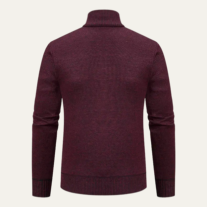 Warm Men's Crew Neck Winter Knit Sweater