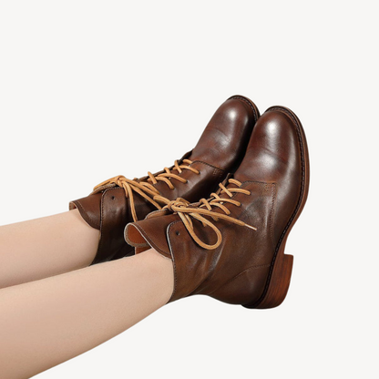 Comfortable Genuine Leather Ankle Boots for Women