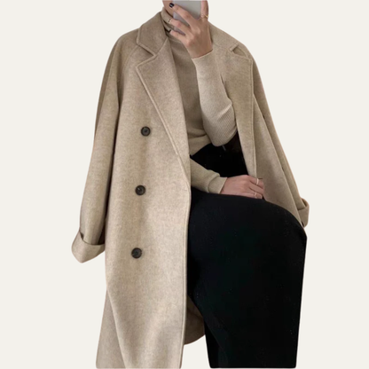 Ladies Classic Tailored Long Coat
