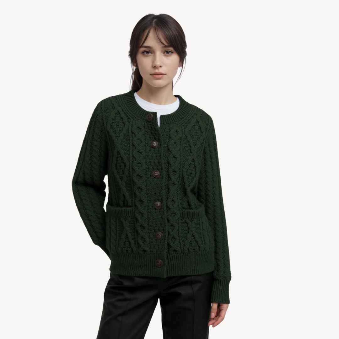 Soft Cable Knit Sweater for Ladies