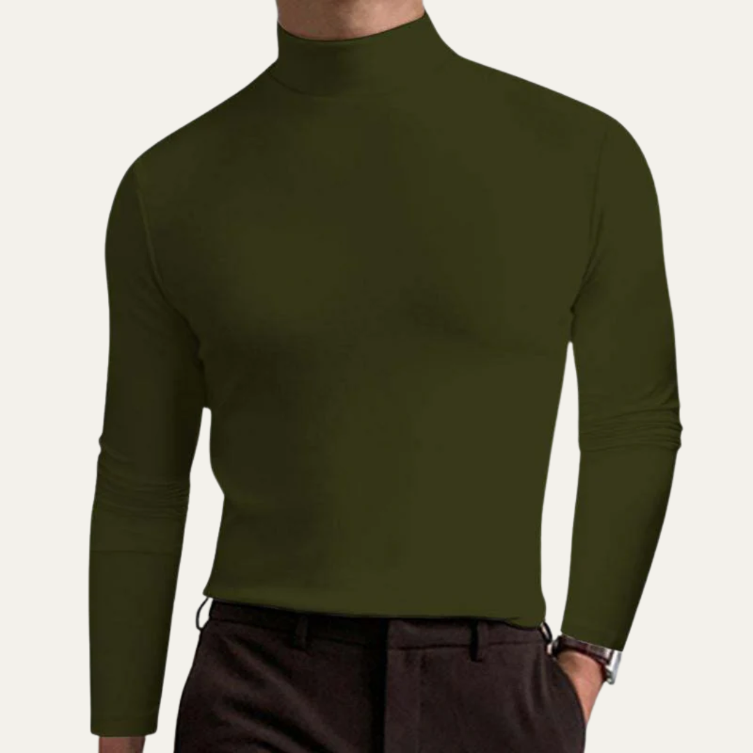 Men's Soft Crew Neck Long Sleeve Tee Shirt