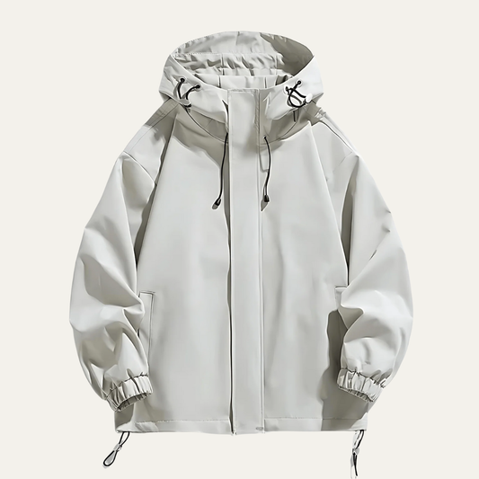 Waterproof Men's Lightweight Hooded Windbreaker Jacket - OutfitLondon