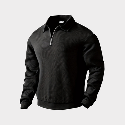 Koen | Classic Warm Quarter Zip Sweater for Men