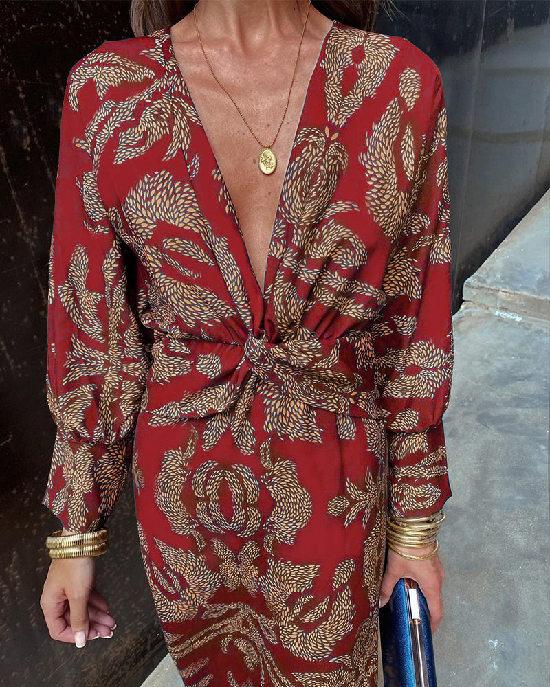 Elegant Silk Tie Dress