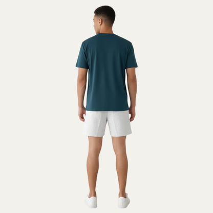Men's Relaxed Fit Knee Length Cotton Shorts
