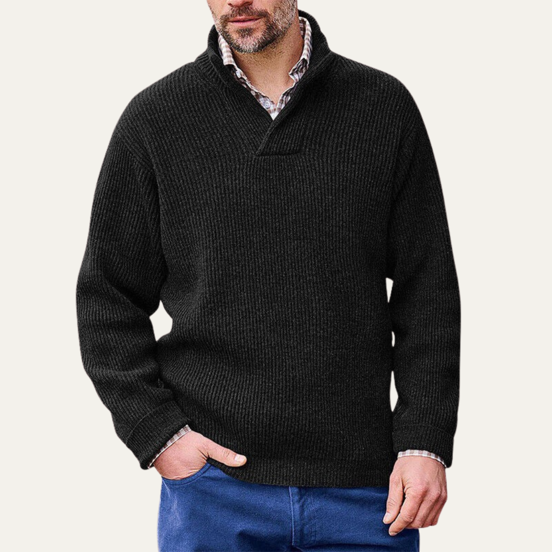 Thick Warm Crew Neck Men's Sweater