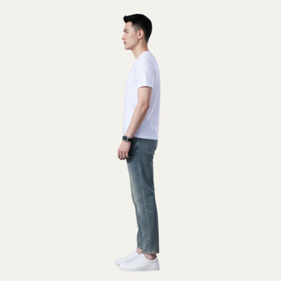Men's Classic Straight Fit Jeans Pants