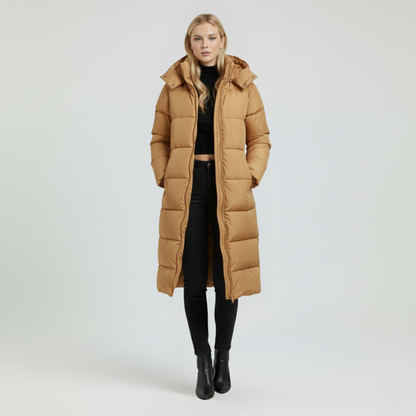 Warm Hooded Parka Coat for Women