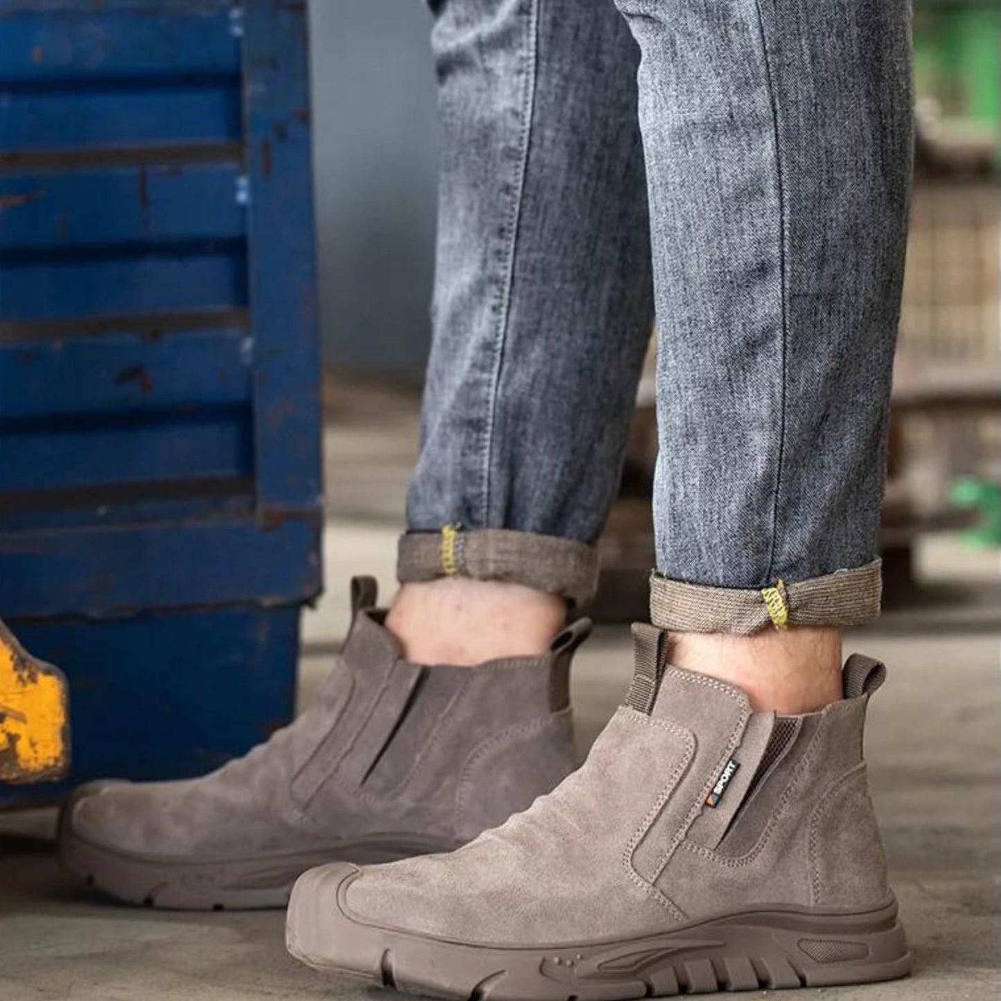 Edwin Men's Steel Toe Work Boots