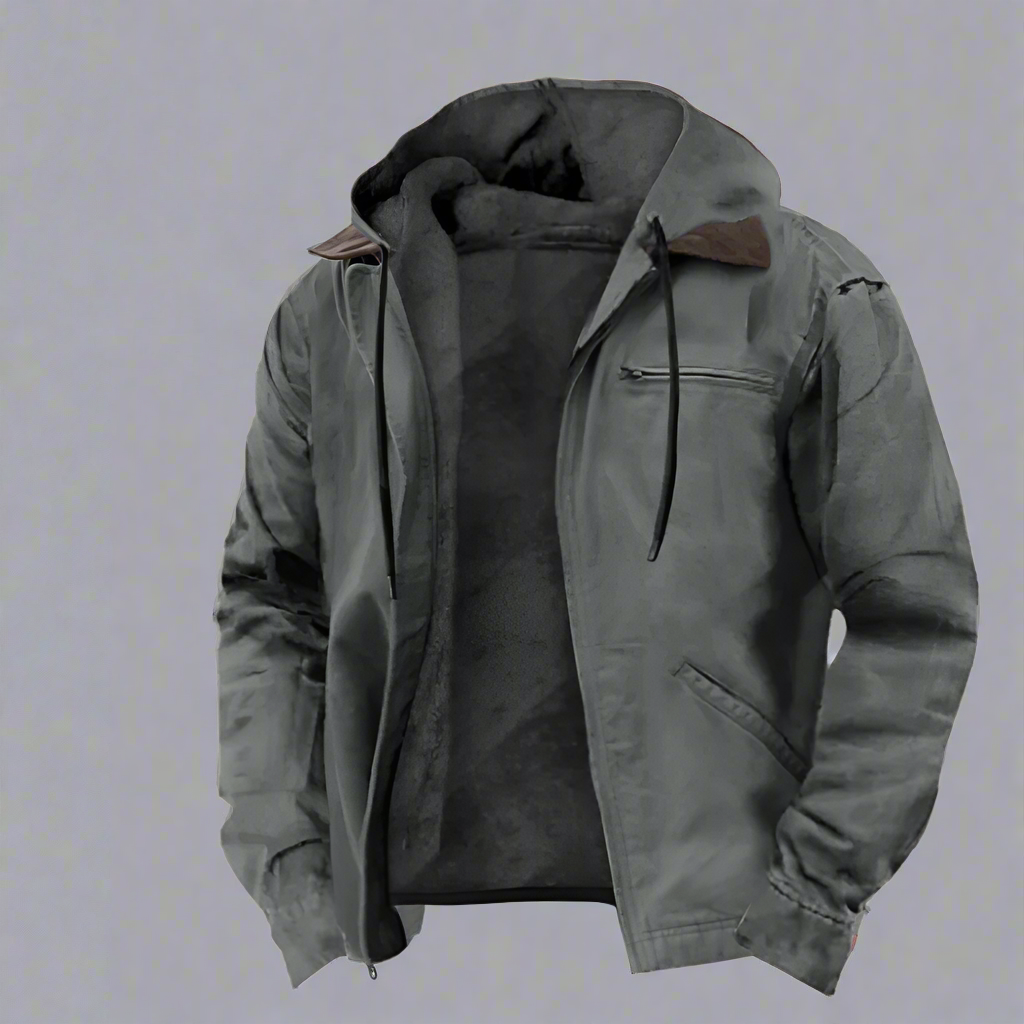 Waterproof Men's Parka Hoodie Coat