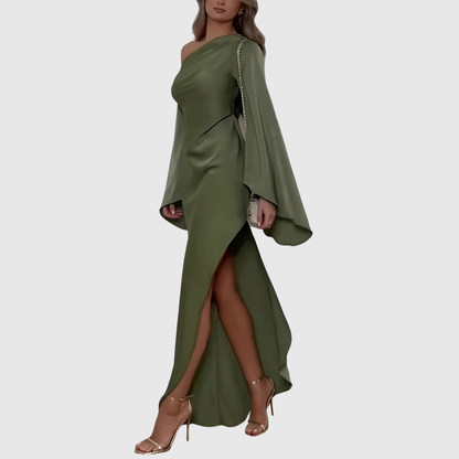 Sleek One Shoulder Formal Gown