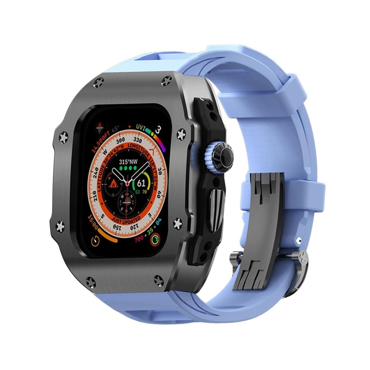 Tough Apple Watch Ultra Stainless Steel Bracelet Strap