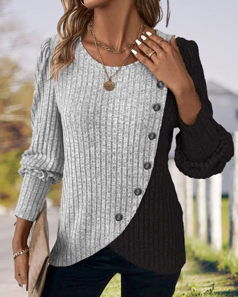 Soft Women's Colourful Crew Neck Sweater
