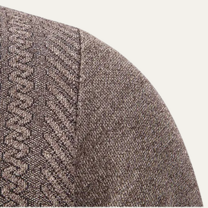 Men's Cozy Crew Neck Pocket Cardigan Sweater