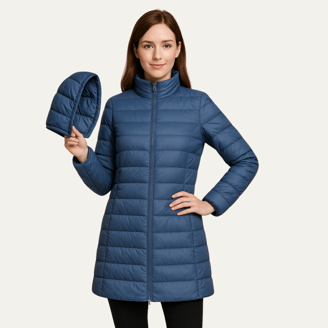 Ladies Glossy Padded Down Jacket