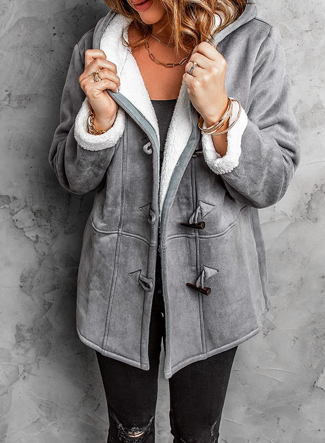 Thick Insulated Black Parka Coat - OutfitLondon