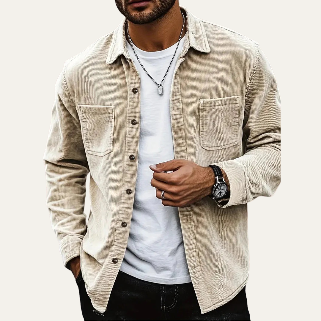 Rugged Corduroy Jacket for Men
