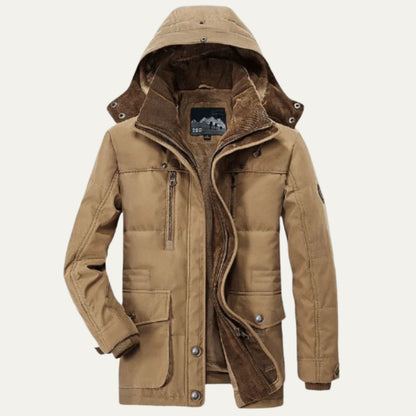 Warm Insulated Parka with Large Pockets