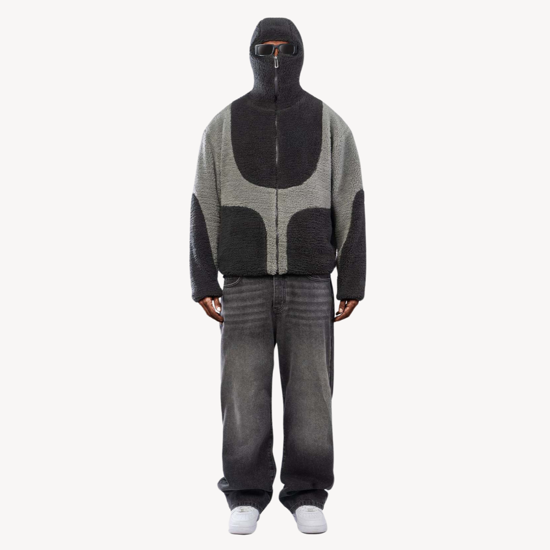Warm Fleece Hooded Sherpa Jacket - OutfitLondon