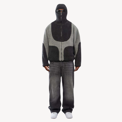 Warm Fleece Hooded Sherpa Jacket - OutfitLondon