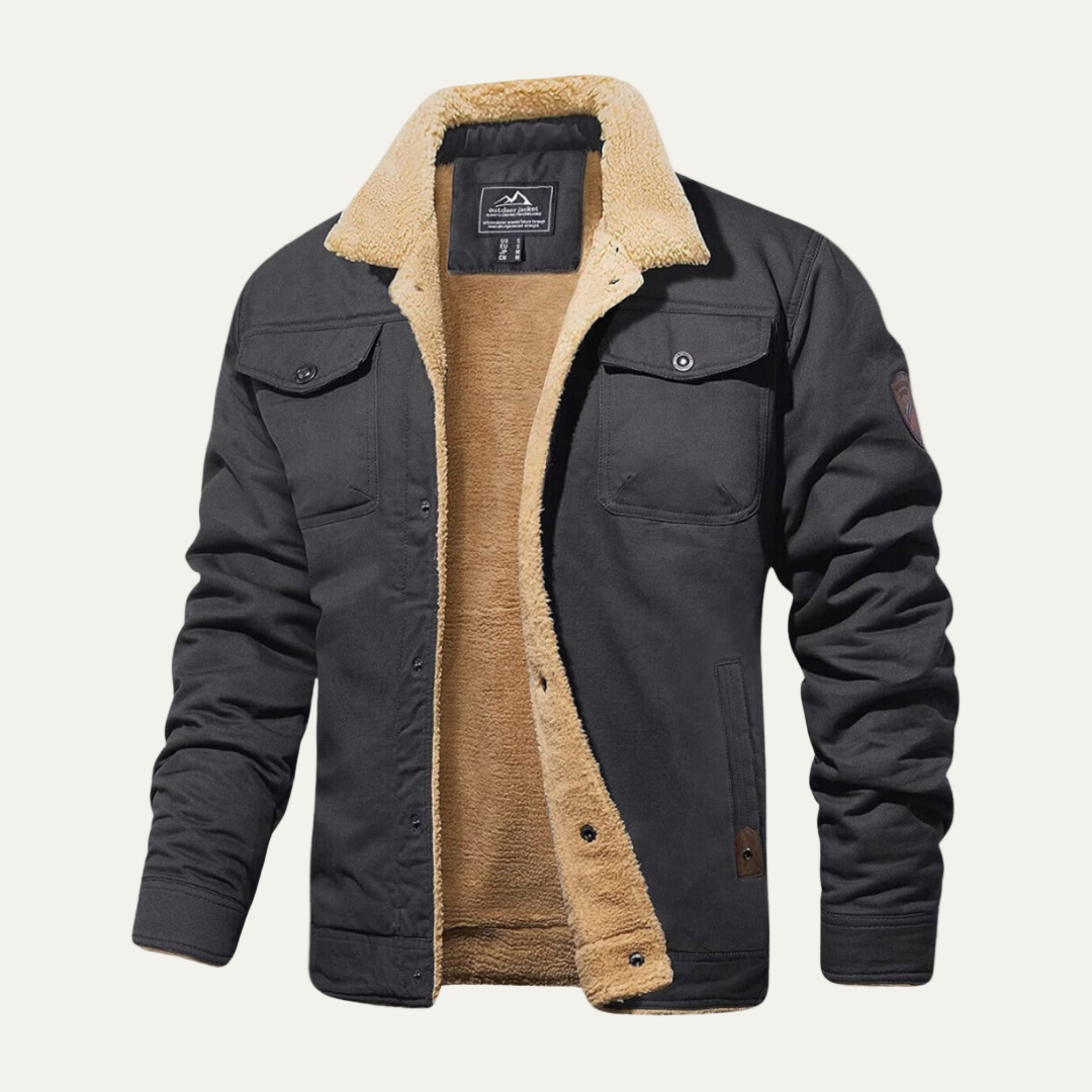 Warm Quilted Mens Padded Work Jacket