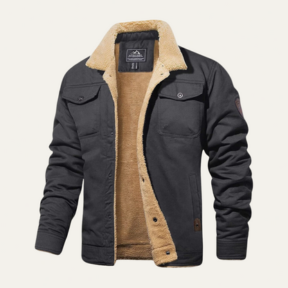 Warm Quilted Mens Padded Work Jacket
