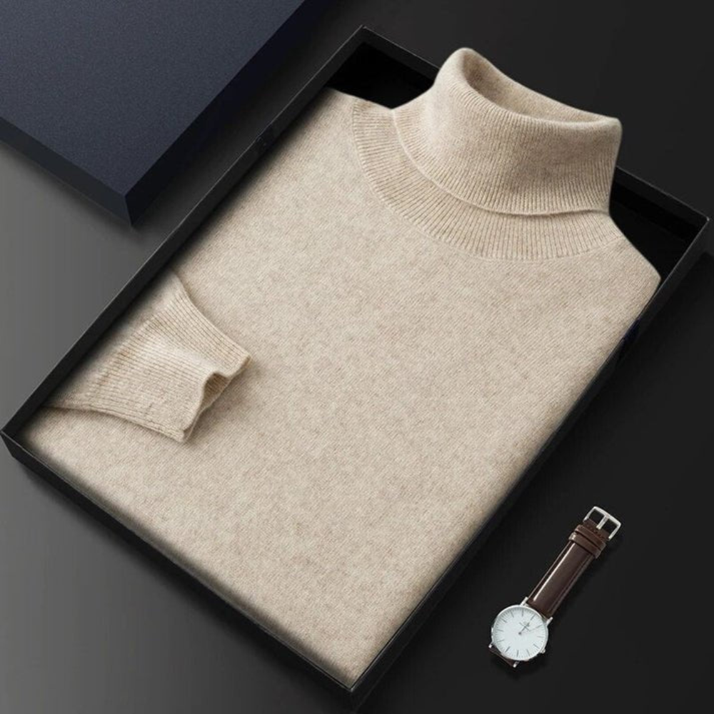 Thick Knit Crew Neck Men's Sweater